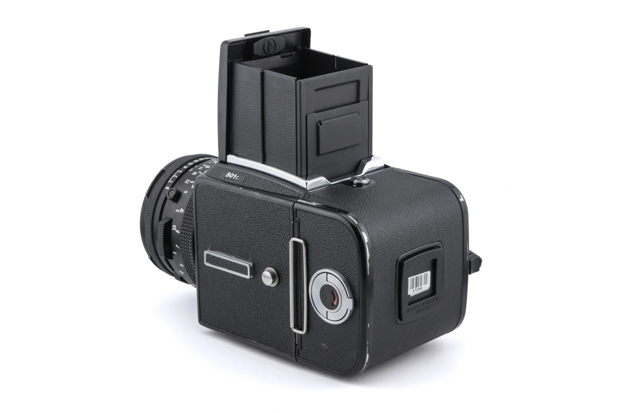 Hasselblad 501C (11045) + 80mm f2.8 Planar T* C (New) (20029) + A12N Film Magazine + Waist Level Finder (New / Black, 42323) + Acute Matte Focusing Screen (42165) - Image 4