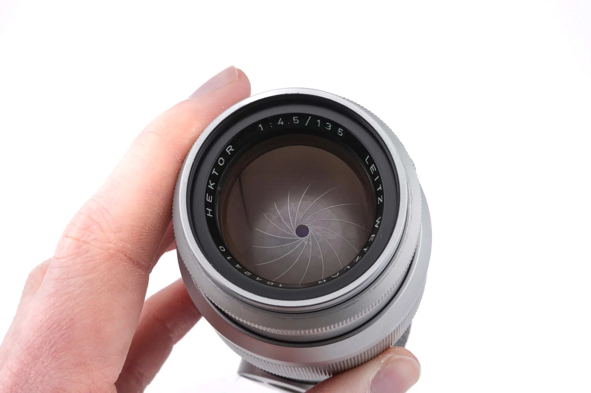 Leica 135mm f4.5 Hektor (Silver, HEFAR) - Image 3