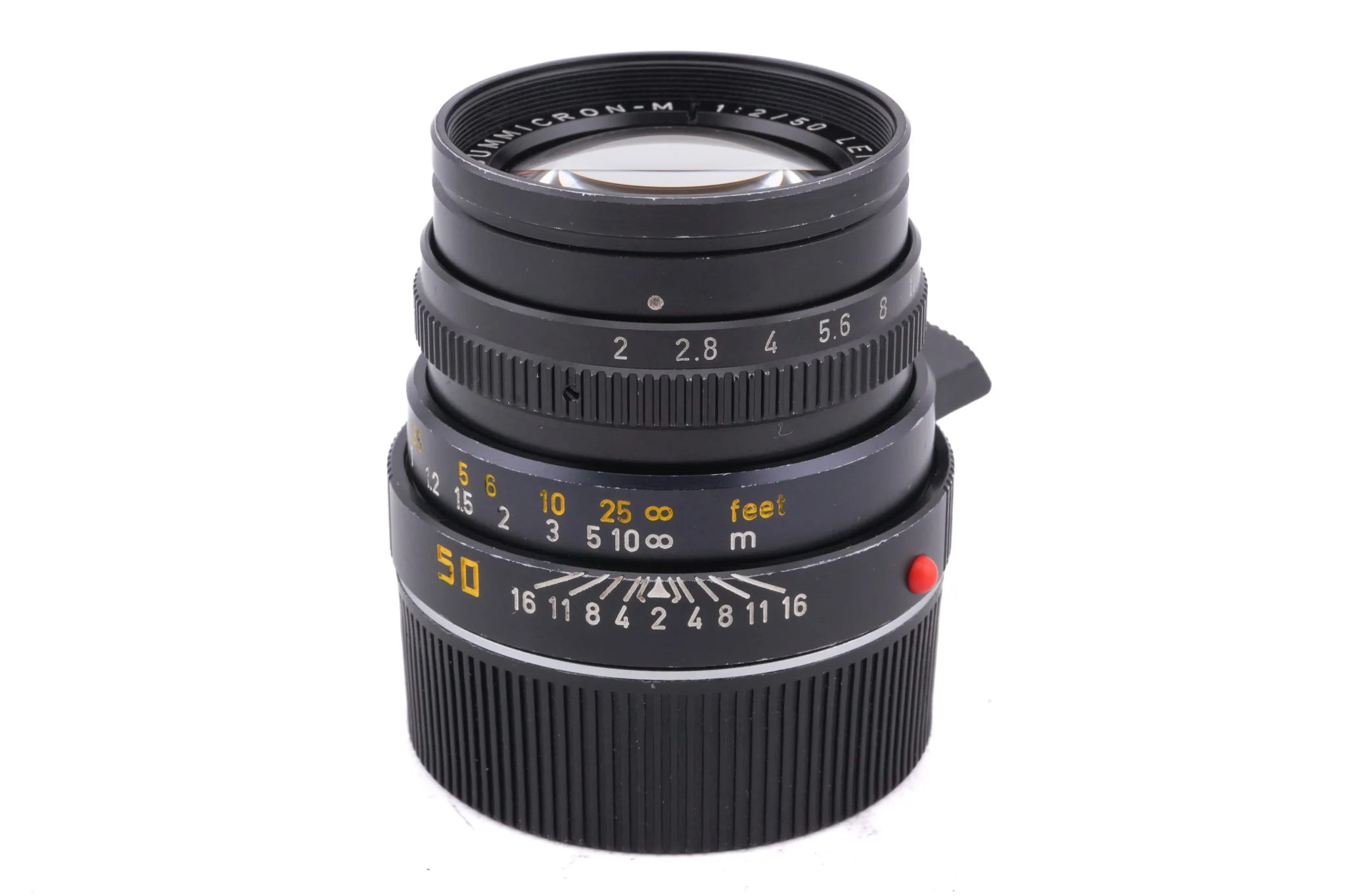 Leica 50mm f2 Summicron-M (Type IV) (Black, 11819)