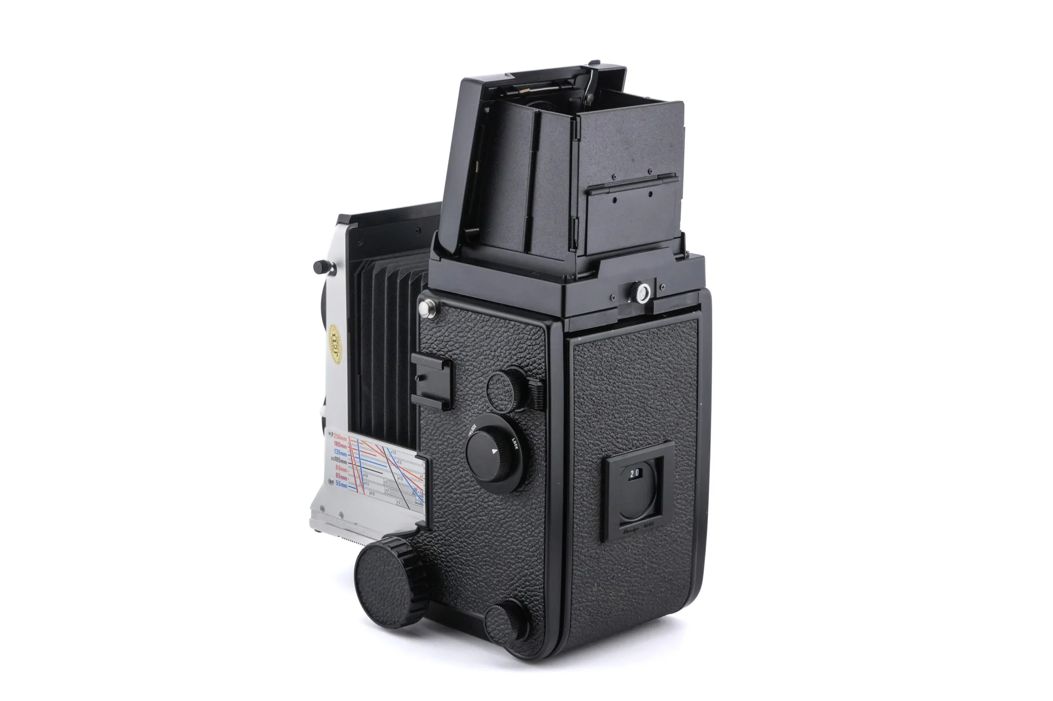 Mamiya C220 F + Waist Level Finder (New Version) + 80mm f2.8 Sekor (Blue Dot) - Image 4