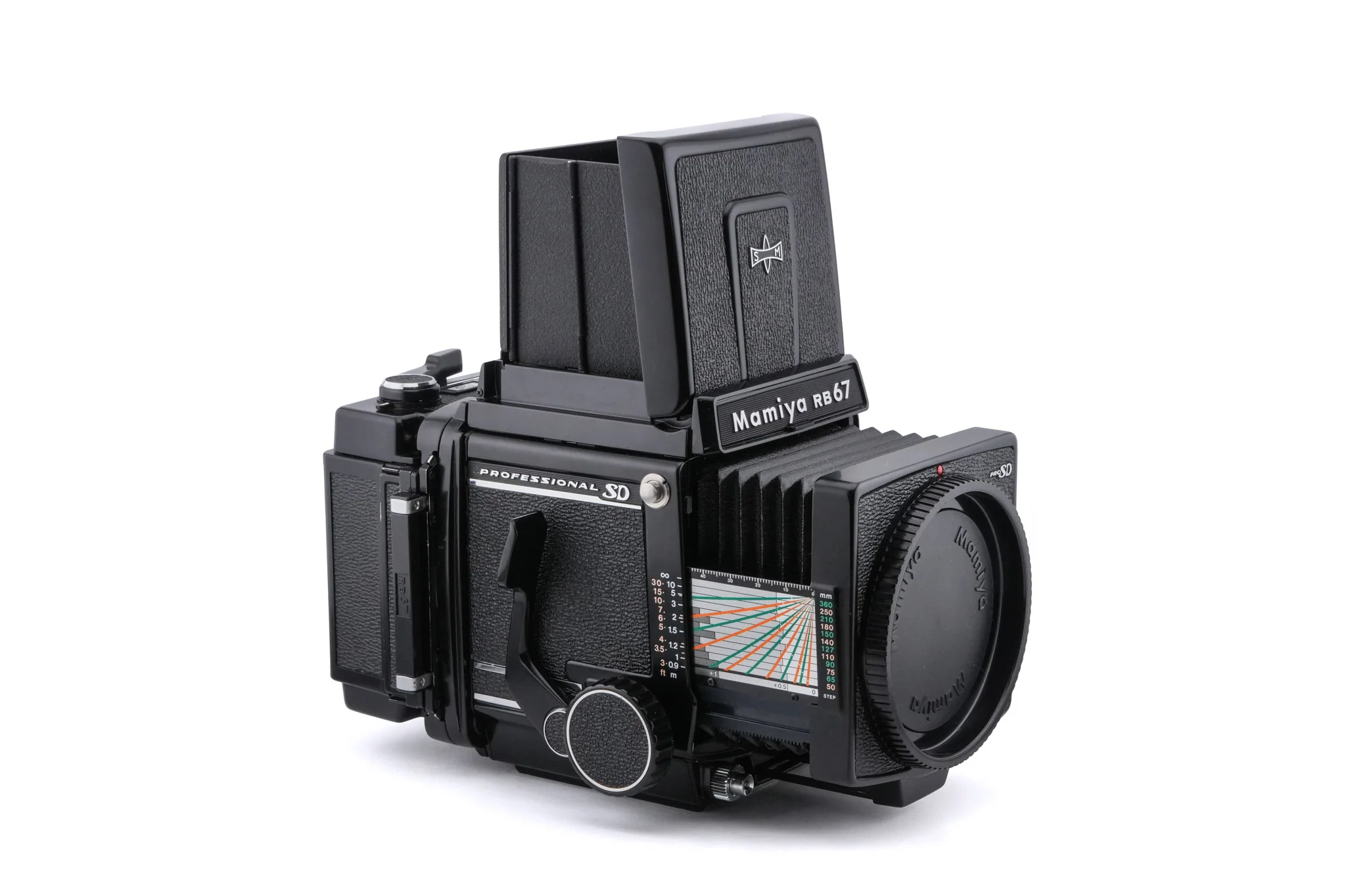 Mamiya RB67 Pro SD + Waist Level Finder + 120 6x7 Pro-SD Roll Film Holder - Image 3
