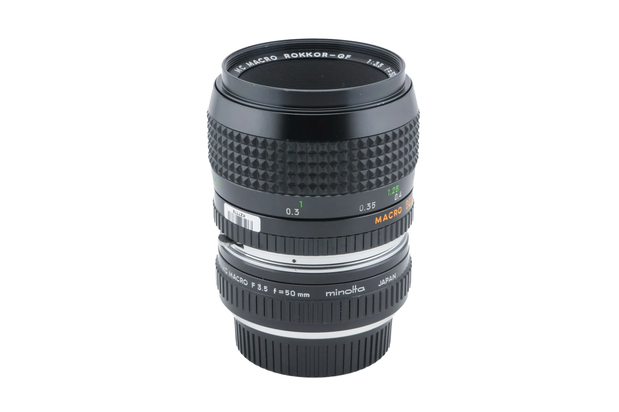 Minolta 50mm f3.5 MC Macro Rokkor-QF + Extension Tube (50mm f3.5 MC Macro Rokkor) - Image 2