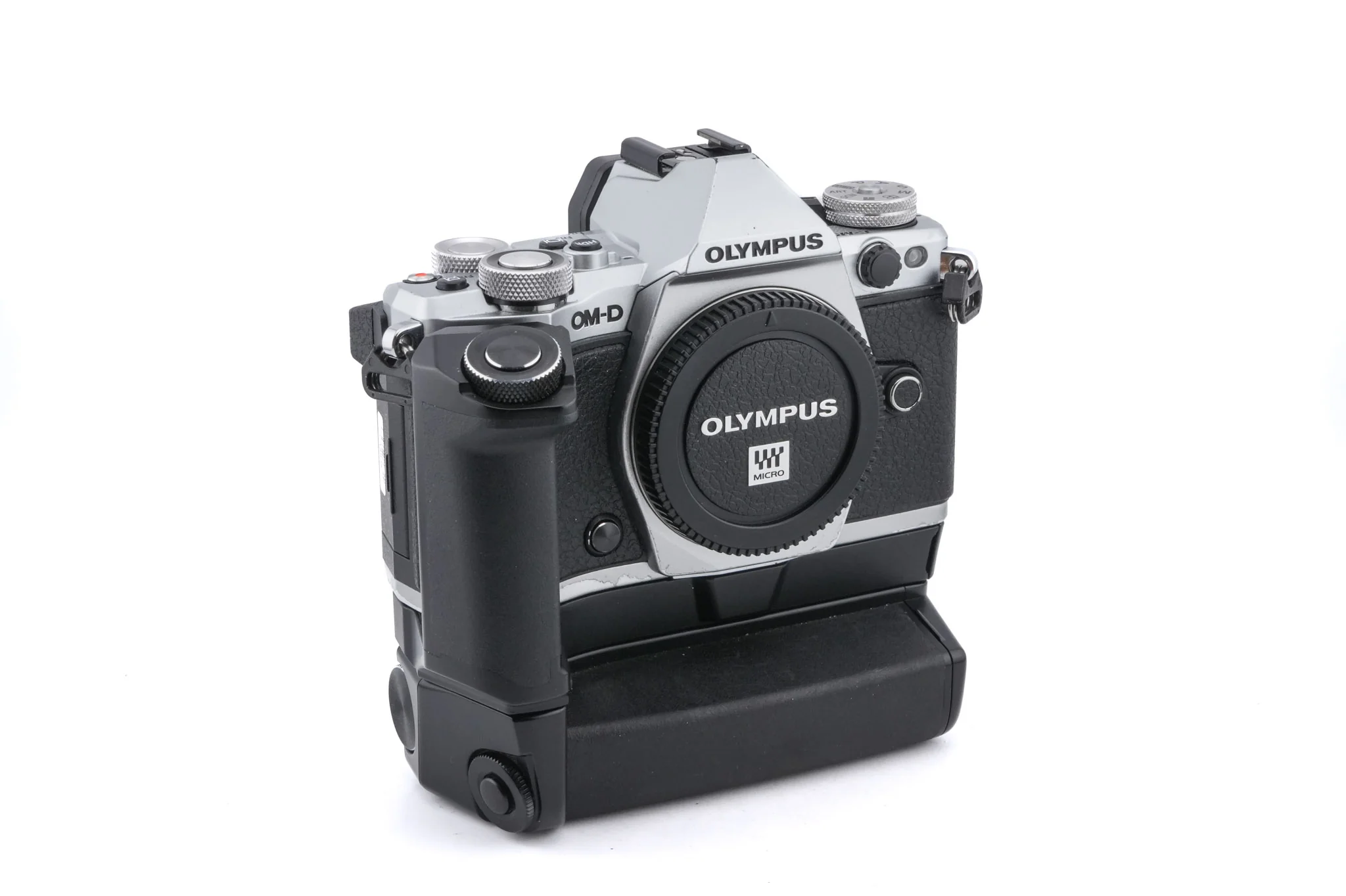 Olympus OM-D E-M5 Mark II + HLD-6P Power Battery Holder + HLD-8G Camera Grip - Image 2