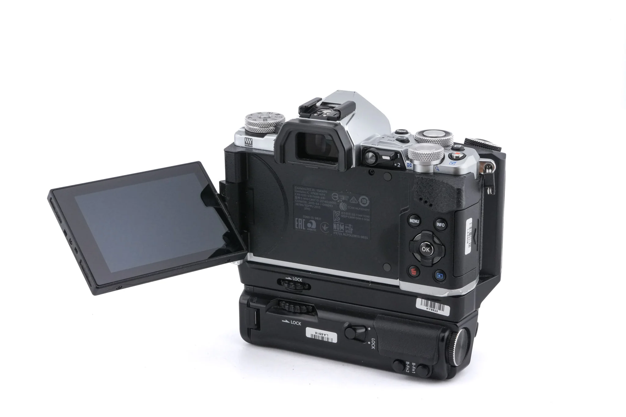 Olympus OM-D E-M5 Mark II + HLD-6P Power Battery Holder + HLD-8G Camera Grip - Image 6